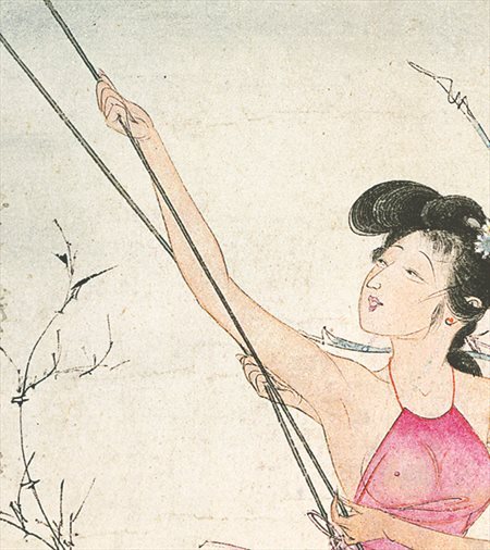 沐川县-胡也佛的仕女画和最知名的金瓶梅秘戏图